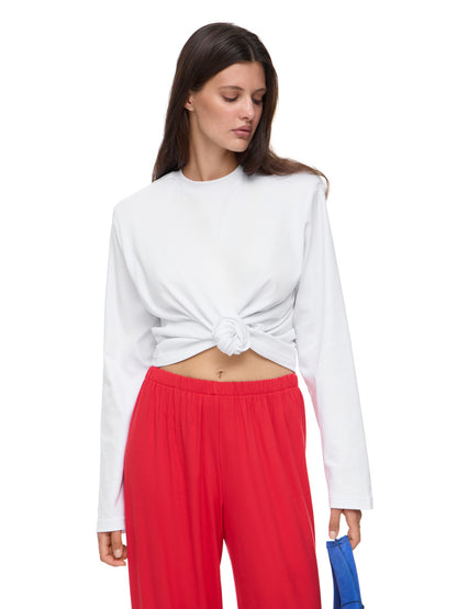 Shoulders Long Sleeve WHITE