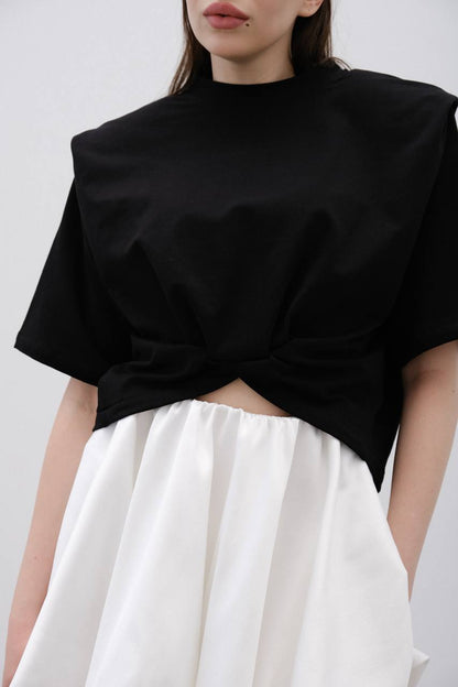 Satén skirt WHITE