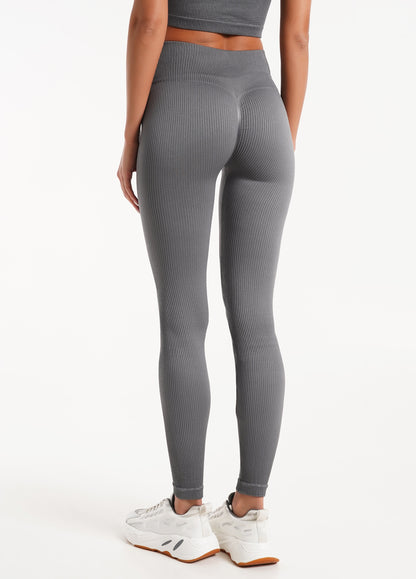 Ribbed leggings & GRAY SET