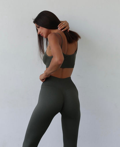 Ribbed leggings